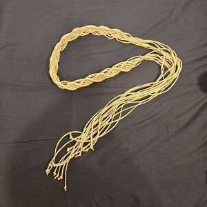 Y2K Rope Macrame Belt